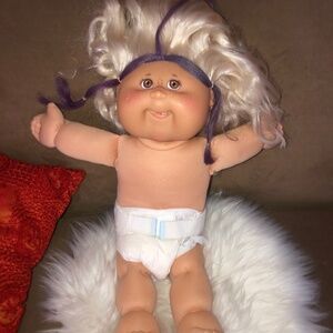 2004 Cabbage Patch Kids Doll - OAA Inc/Play Along - Blonde Hair, Cloth Body